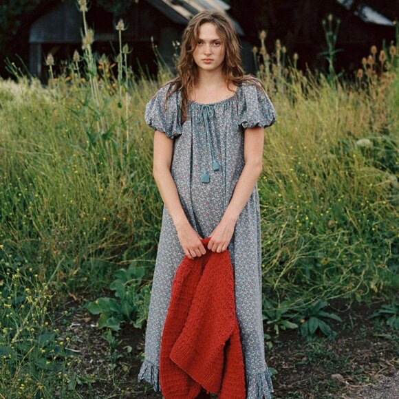 Christy Dawn The Christy Dress in Calico Blues (NWTs) - Picture 1 of 8